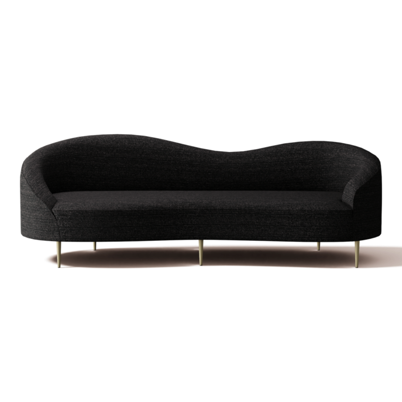 Curvo 96.5" Sofa Illecebrous Black Star - image 0 of 13
