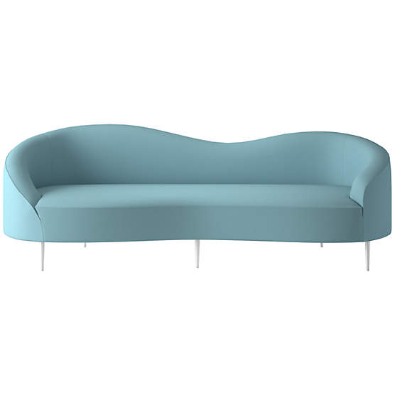 Curvo 96.5" Sofa Logan Iceberg