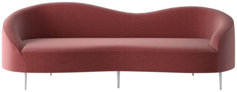 Viewing product image Curvo Sofa Luca Rose by Goop - image 1 of 8