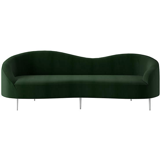 Curvo 96.5" Sofa Luca Juniper