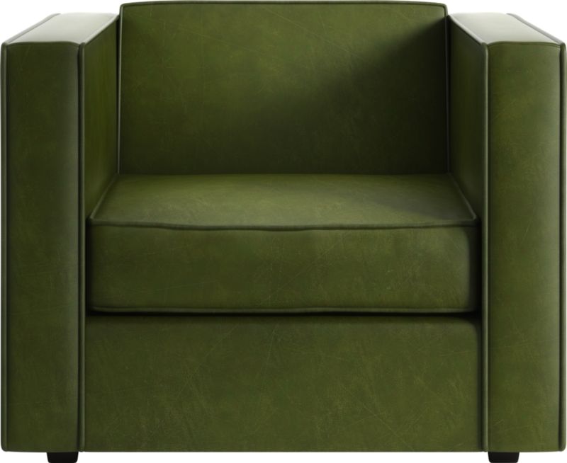 Club Leather Lounge Chair - image 0 of 8