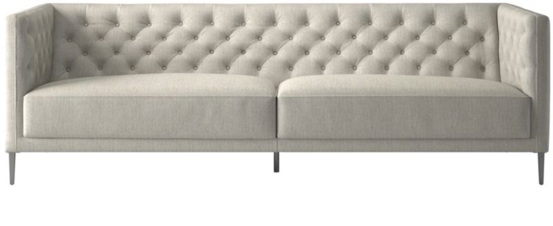 Savile Tufted Sofa Nomad Snow - image 0 of 7