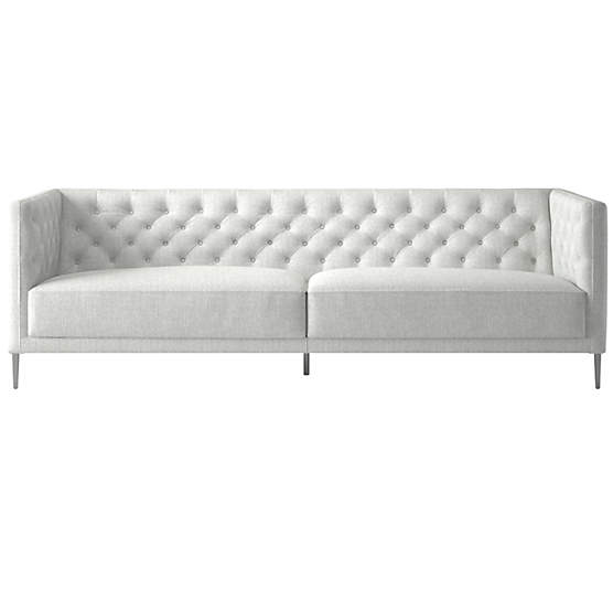 Savile Tufted Sofa Elliot Dove