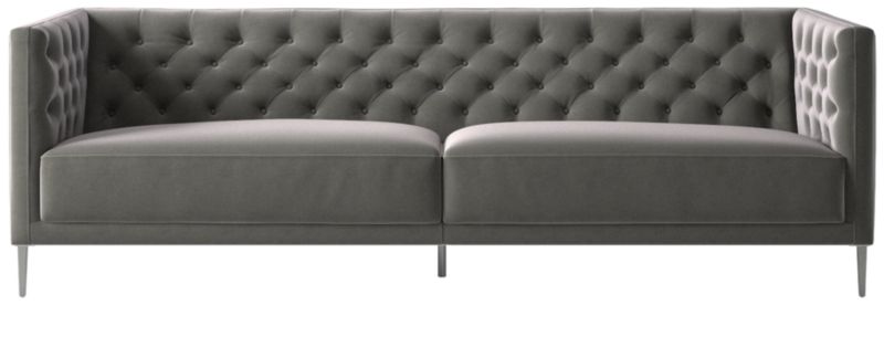 Savile Tufted Sofa Luca Storm - image 0 of 7