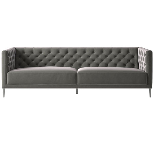 Savile Tufted Sofa Luca Storm