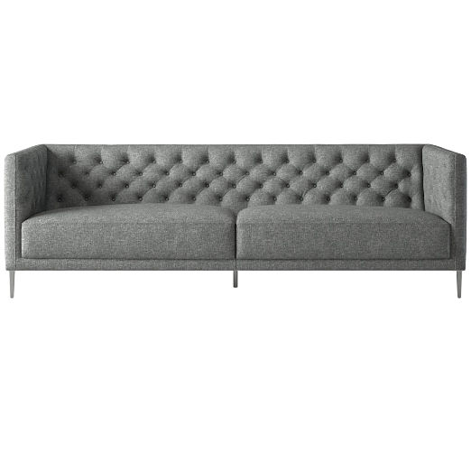 Savile Tufted Sofa Hatch Charcoal