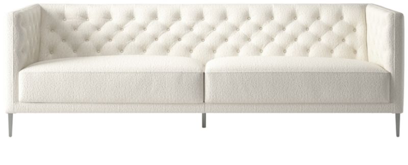 Savile Tufted Sofa Wooly Sand - image 0 of 7