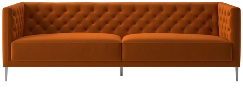 Savile Tufted Sofa Luca Russet - image 0 of 7