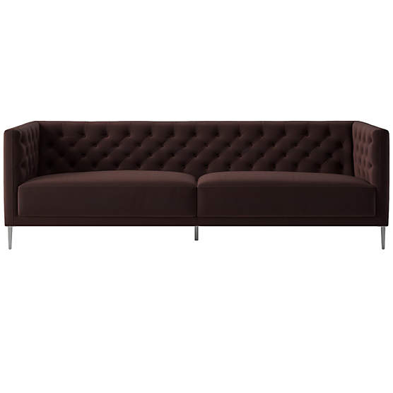 Savile Tufted Sofa Luca Espresso