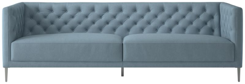 Savile Tufted Sofa Lisbon Wedgewood - image 0 of 8