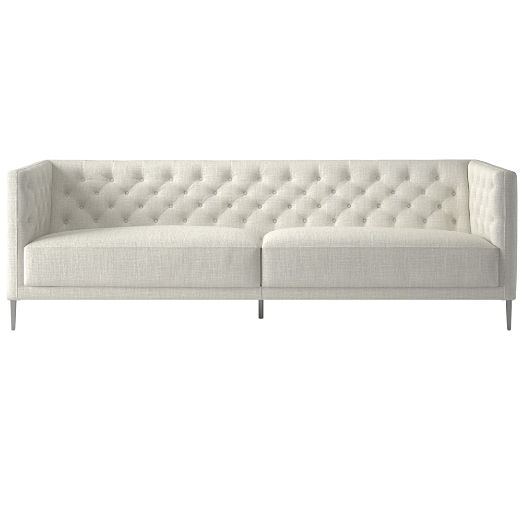 Savile Lindy Snow Tufted Sofa