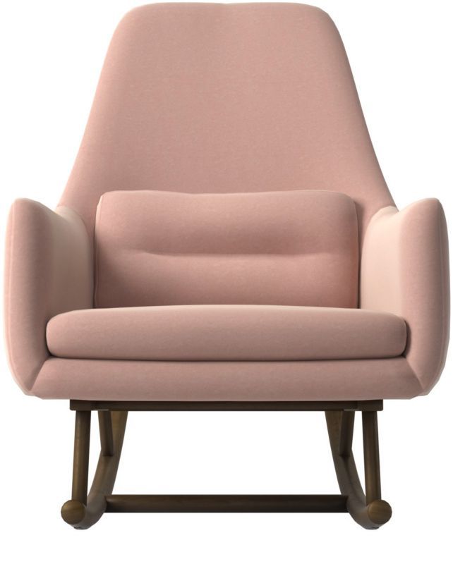 blush rocking chair