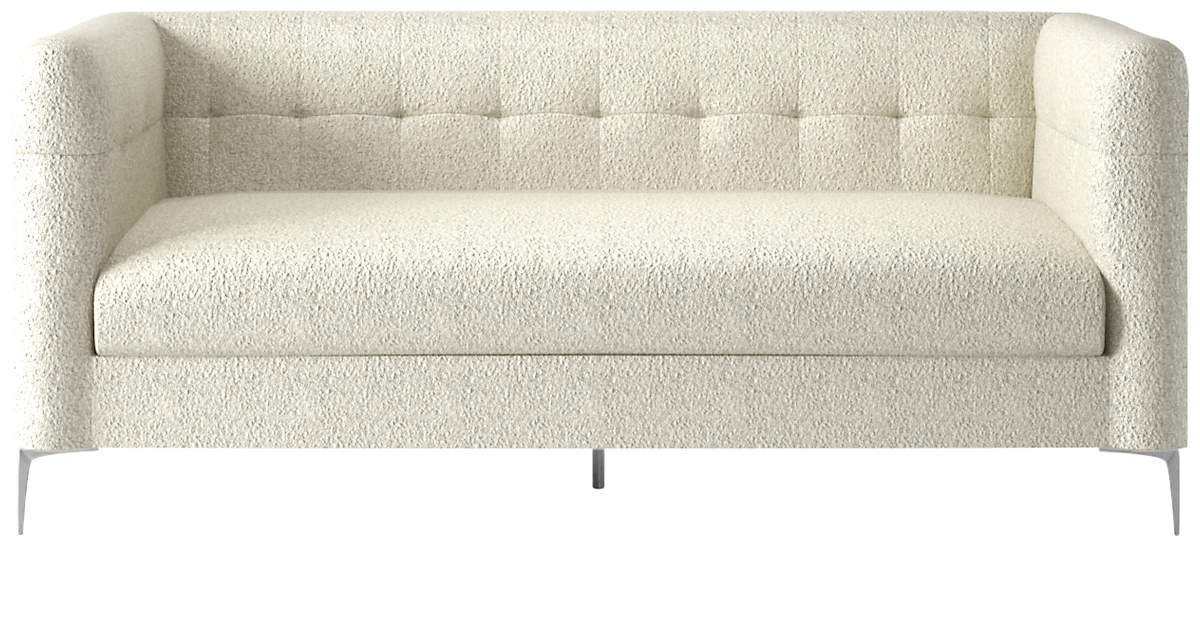 Holden Tufted Sofa Bloce Grey CB2