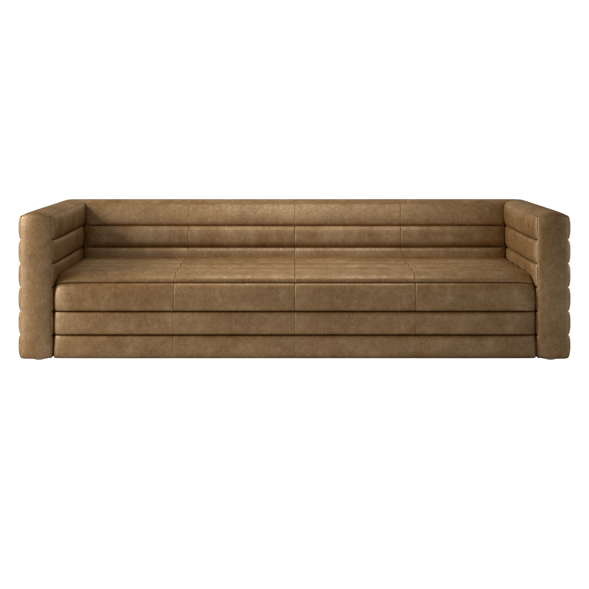Strato ExtraLarge Leather Sofa Bello Saddle CB2 Canada