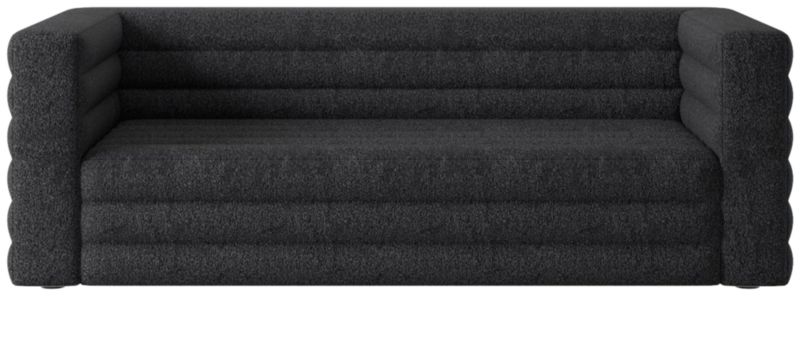 Viewing product image Strato 80" Bloce Noir Sofa - image 1 of 7