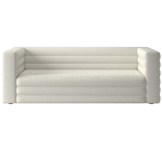 Strato 80" Lindy Snow Sofa