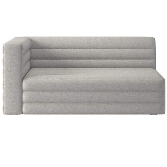 Strato Left Arm Sofa Hatch Platinum