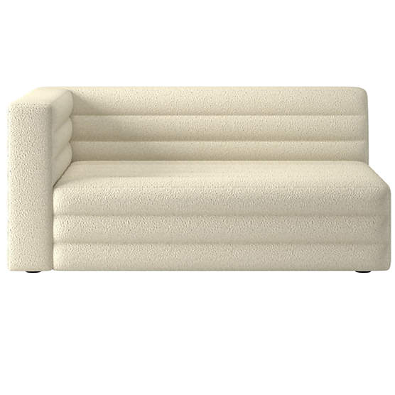 Strato Left Arm Sofa Bloce Cream