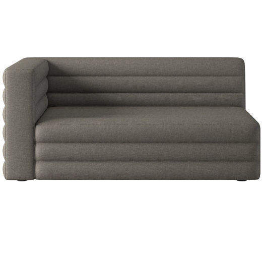 Strato Left Arm Sofa Angel Pewter