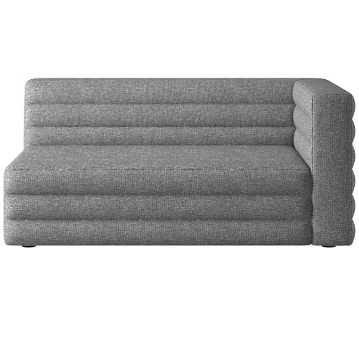 Strato Right Arm Sofa Hatch Charcoal