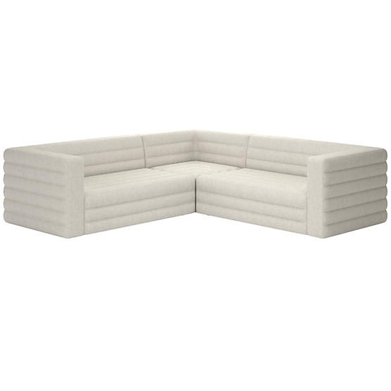 Strato 3-Piece Sectional Sofa Nomad Snow