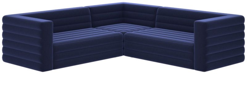 Strato 3-Piece Sectional Sofa Luca Eclipse - image 0 of 7