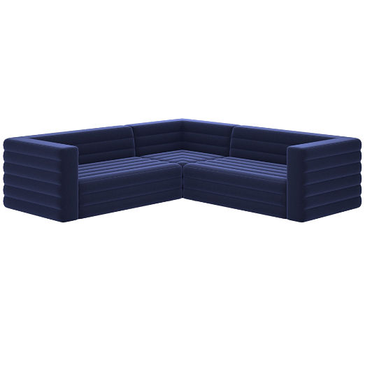 Strato 3-Piece Sectional Sofa Luca Eclipse