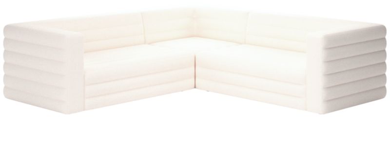 Strato 3-Piece Sectional Sofa Biba Frost - image 0 of 7