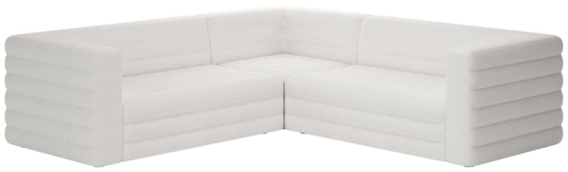 Strato 3-Piece Sectional Sofa Curious Linen - image 0 of 6