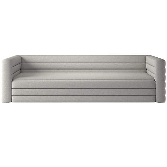 Strato 103" Extra-Large Sofa Hatch Platinum