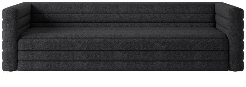 Strato 103" Extra-Large Sofa Bloce Noir - image 0 of 7