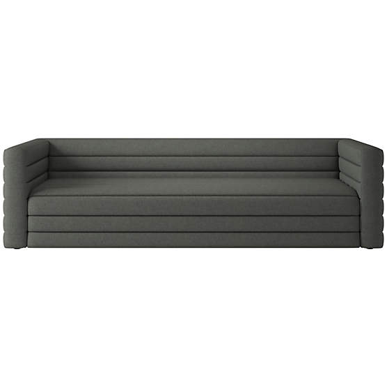 Strato 103" Extra-Large Sofa Taylor Charcoal