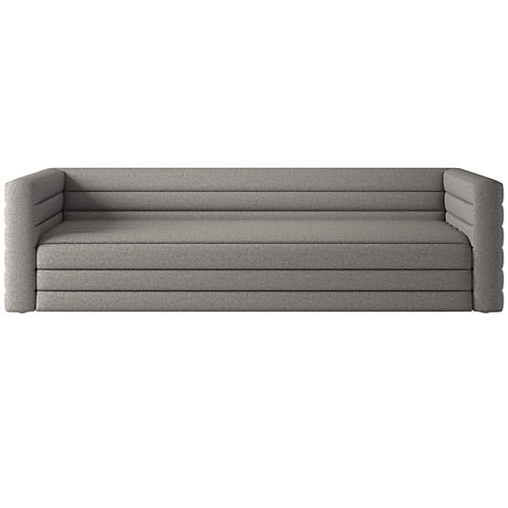 Strato 103" Extra-Large Sofa Taylor Felt Grey
