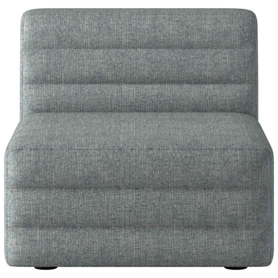 Strato Armless Chair Nomad Charcoal