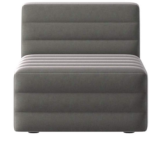 Strato Armless Chair Luca Storm