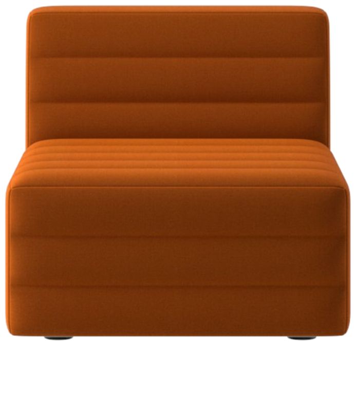 Strato Armless Chair Luca Russet - image 0 of 7