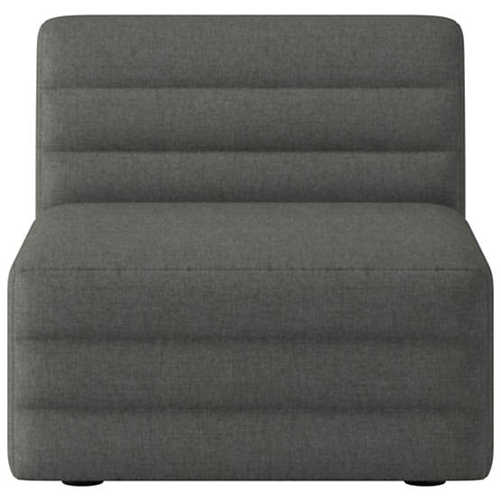 Strato Armless Chair Taylor Charcoal