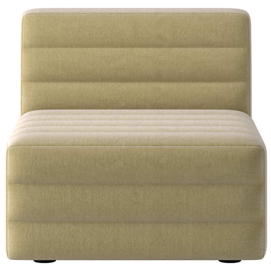 Strato Armless Chair Luca Camel