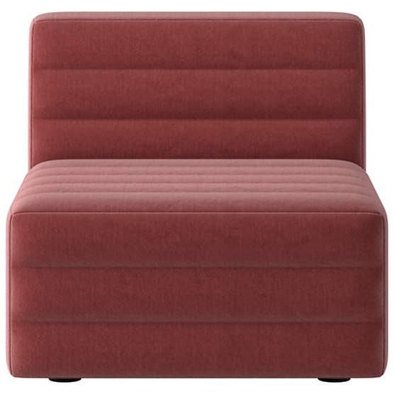 Strato Armless Chair Luca Rose