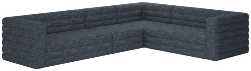 Strato 4-Piece Sectional Sofa Curious Eclipse - image 0 of 8