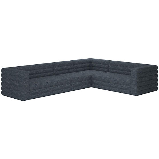 Strato 4-Piece Sectional Sofa Curious Eclipse