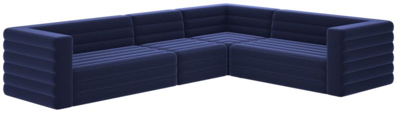 Strato 4-Piece Sectional Sofa Luca Eclipse - image 0 of 8