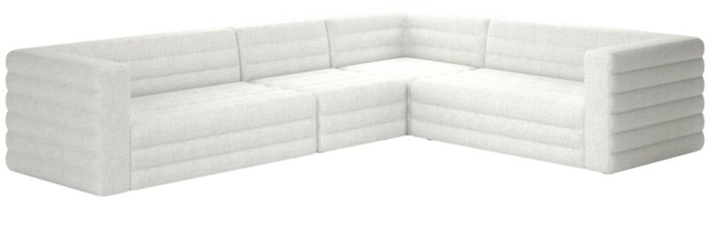 Strato 4-Piece Sectional Sofa Elliot Dove - image 0 of 8