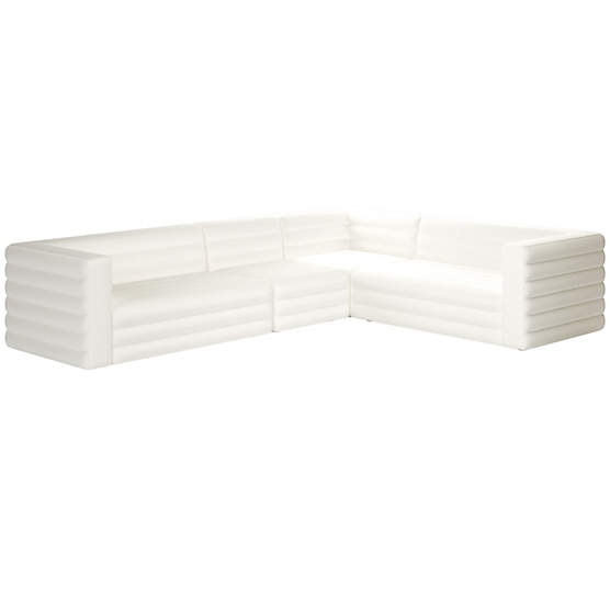 Strato 4-Piece Sectional Sofa Dream Pina Colada