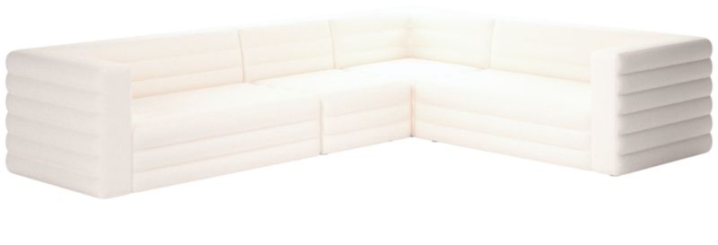 Strato 4-Piece Sectional Sofa Biba Frost - image 0 of 8