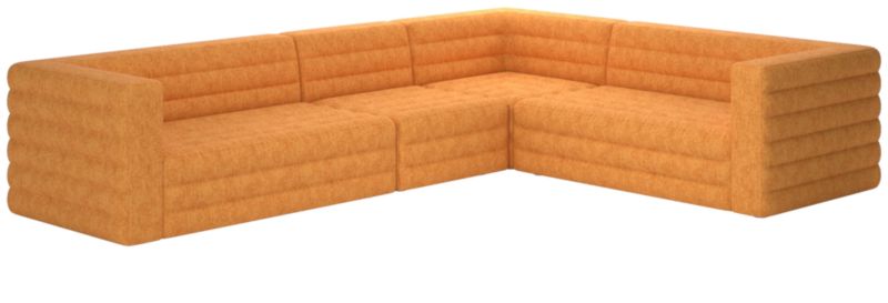 Strato 4-Piece Sectional Sofa Dream Ginger Tea - image 0 of 8