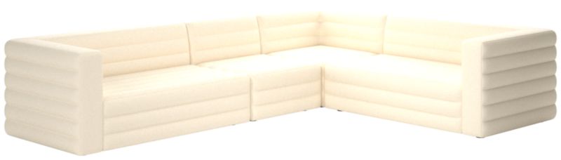 Strato 4-Piece Sectional Sofa Piano Cloud - image 0 of 8