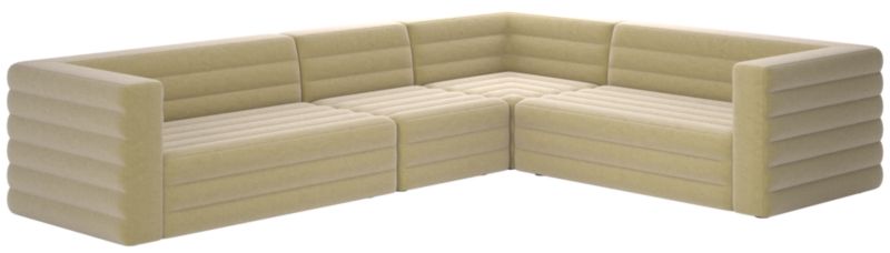 Strato 4-Piece Sectional Sofa Luca Camel - image 0 of 8