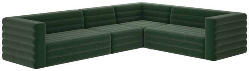 Viewing product image Strato 4-Piece Sectional Sofa Luca Juniper - image 1 of 8