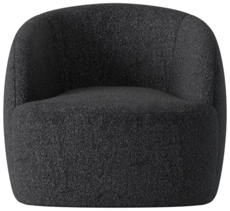 Gwyneth Black Boucle Chair + Reviews | CB2